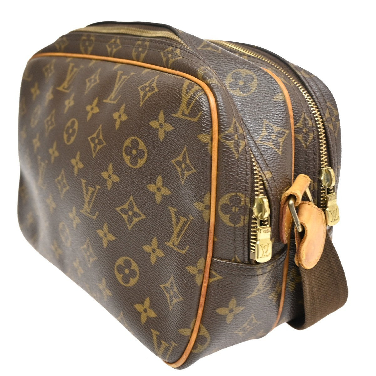 LOUIS VUITTON Reporter PM Crossbody Shoulder Bag Monogram Leather M45254 82TA103