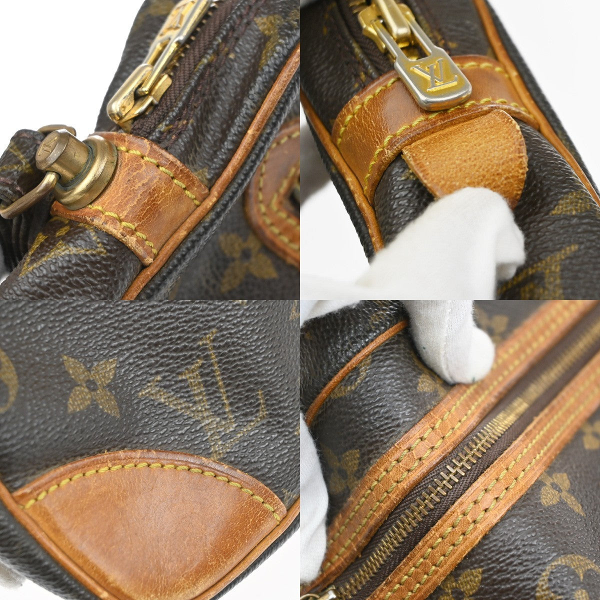 LOUIS VUITTON Marly Dragonne GM Clutch Hand Bag Monogram Brown M51825 60SA022