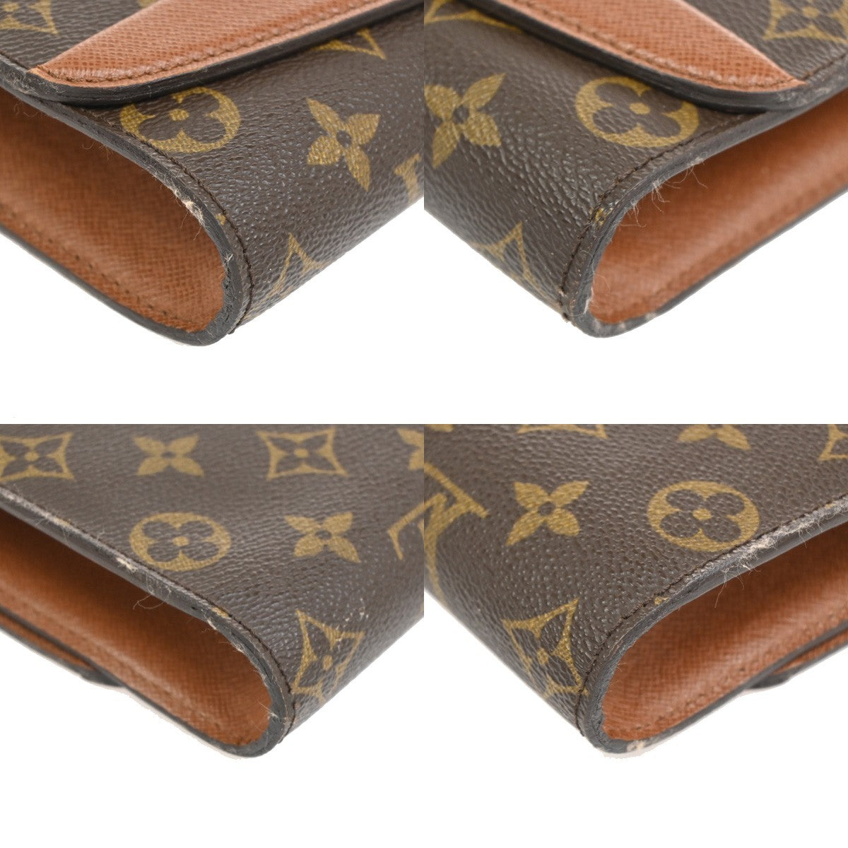 LOUIS VUITTON Bordeaux 2Way Shoulder Clutch Bag Monogram Leather M51797 87CA902