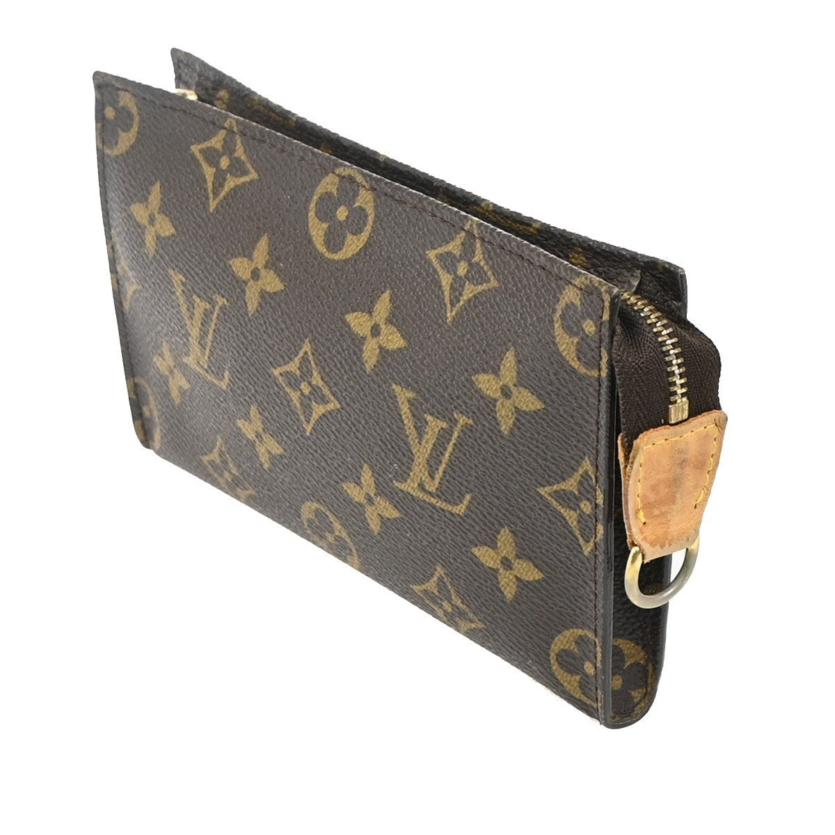 LOUIS VUITTON Poche Toilette 15 Clutch Pouch Bag Monogram Leather M47546 05KC058