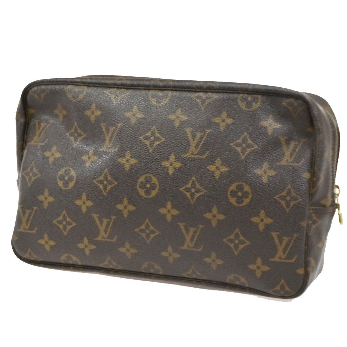 LOUIS VUITTON Trousse Toilette 28 Clutch Hand Bag Monogram Brown M47522 09SA055