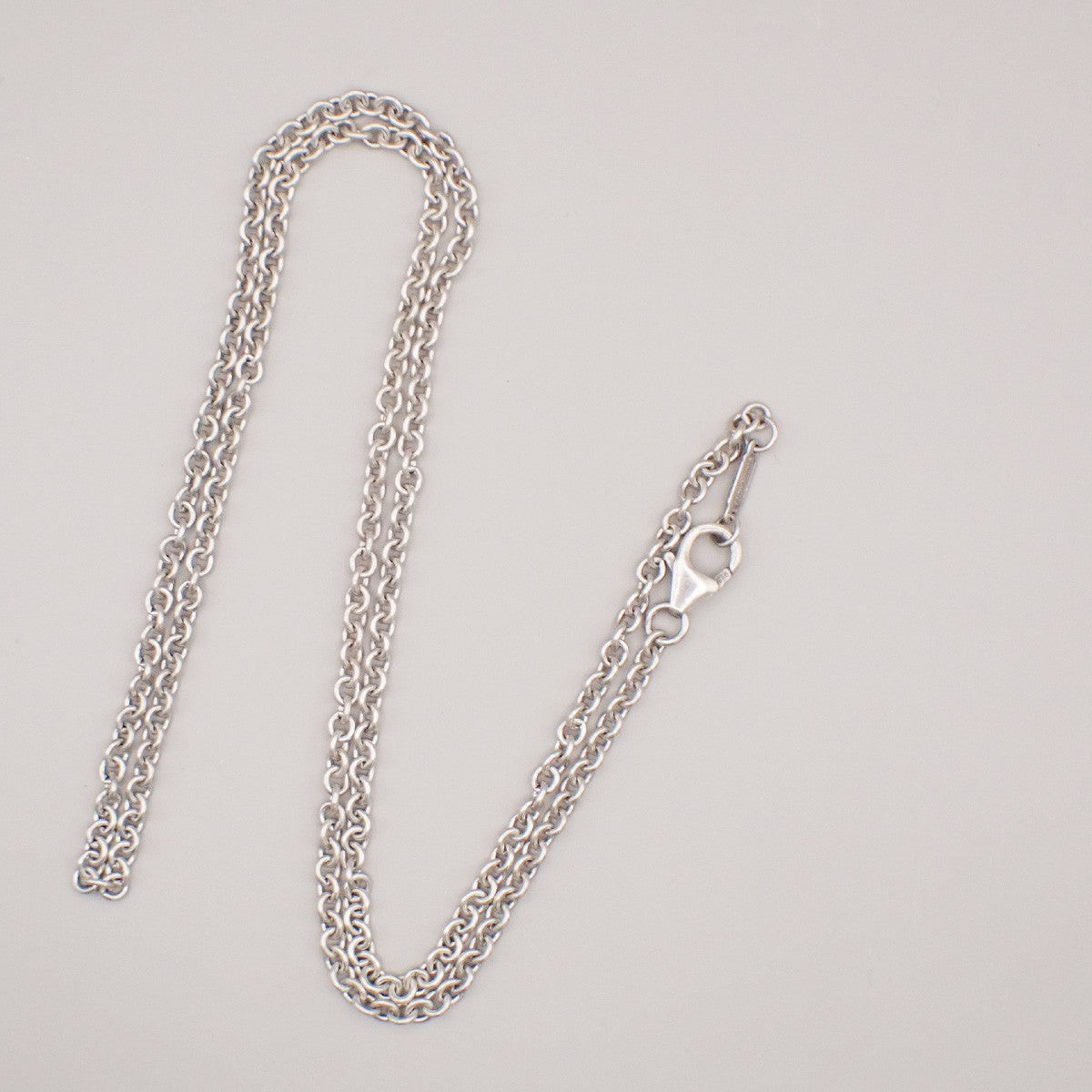 Tiffany & Co. Logo Chain Necklace Ag 925 Silver 01TA462