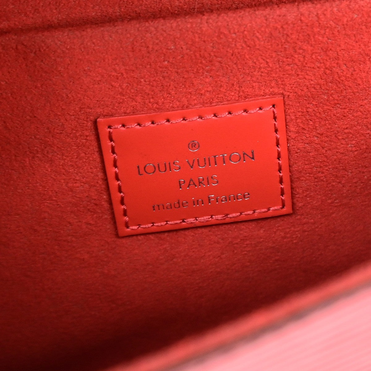 LOUIS VUITTON Pochette Felicie Chain Shoulder Bag Epi Leather Red M41559 50YJ245