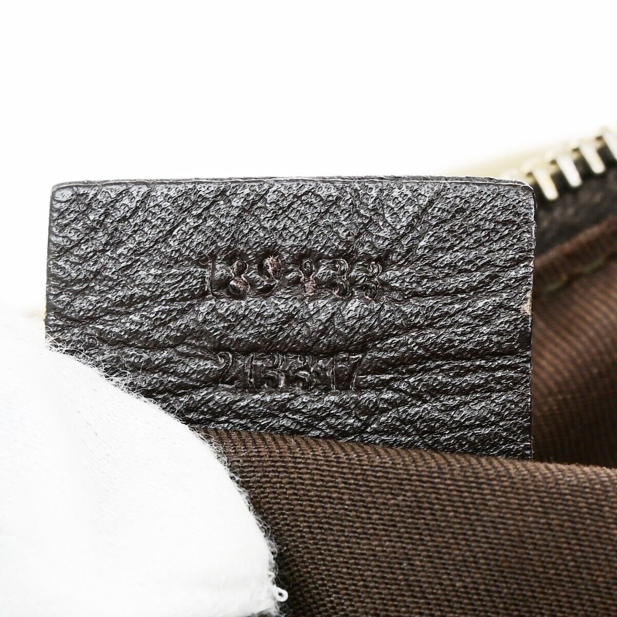 GUCCI GG Logo Abbey Shoulder Bag Canvas Leather Beige Brown Italy 32SJ138
