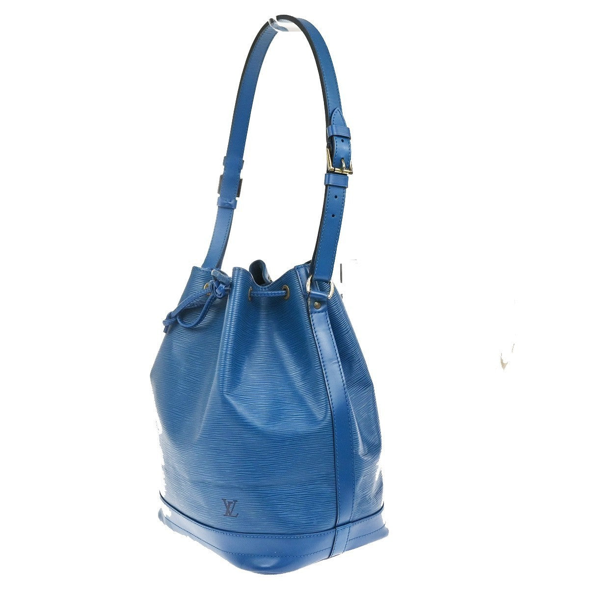 LOUIS VUITTON Noe GM Drawstring Shoulder Bag Epi Leather Blue M44005 80MA217