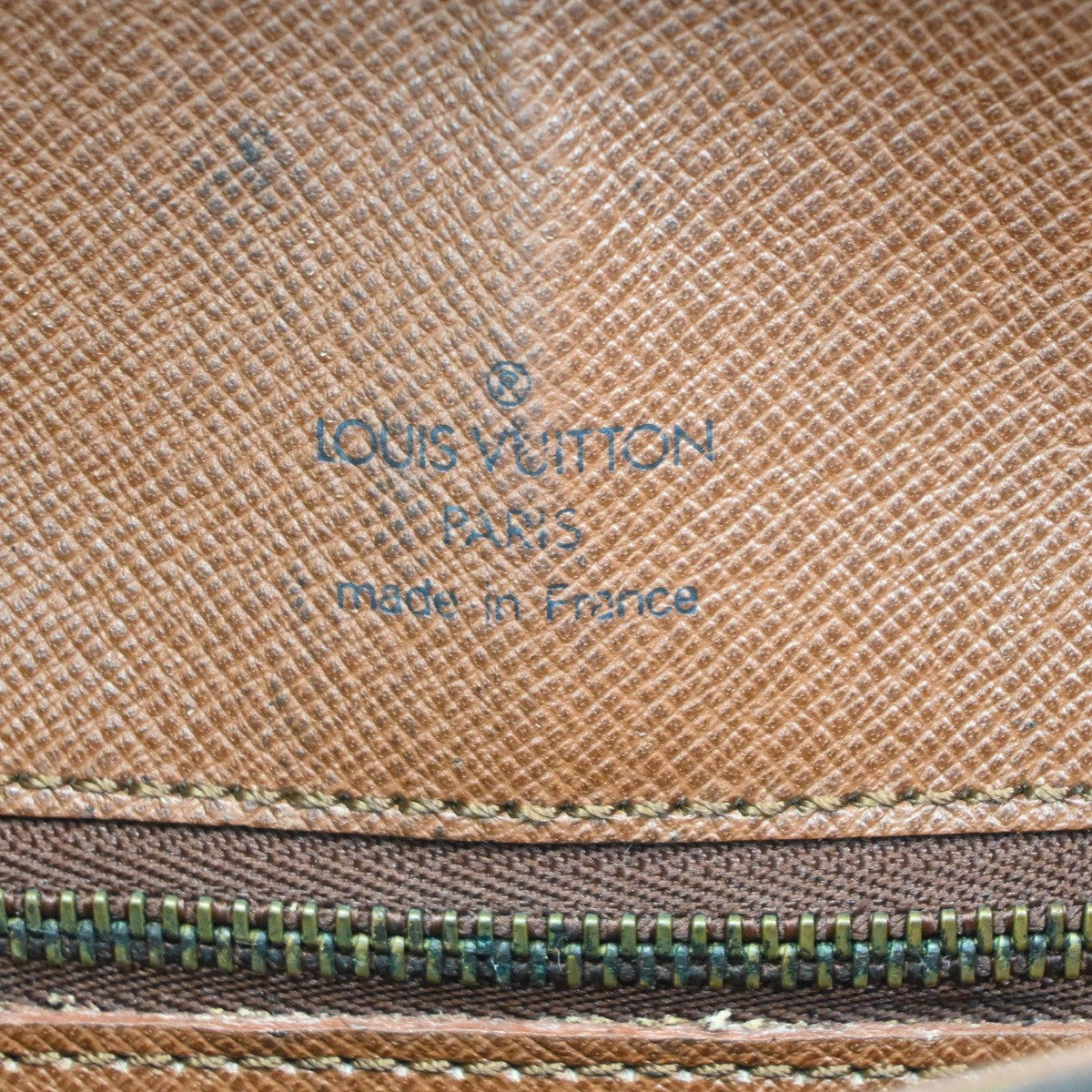 LOUIS VUITTON Saint Cloud GM Shoulder Bag Monogram Leather Brown M51242 35PA073
