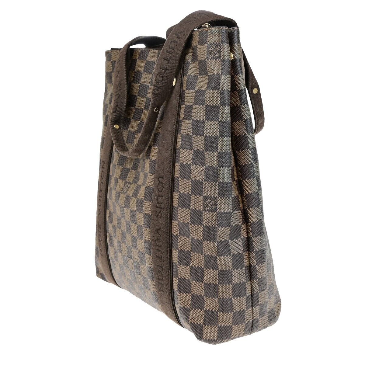 LOUIS VUITTON Cabas Beaubourg Shoulder Bag Damier Ebene Leather N52006 75EC527