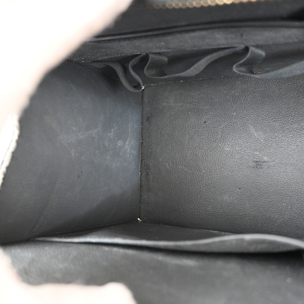 LOUIS VUITTON LV Logo Riviera Hand Bag Epi Leather Black France M48182 64KC348