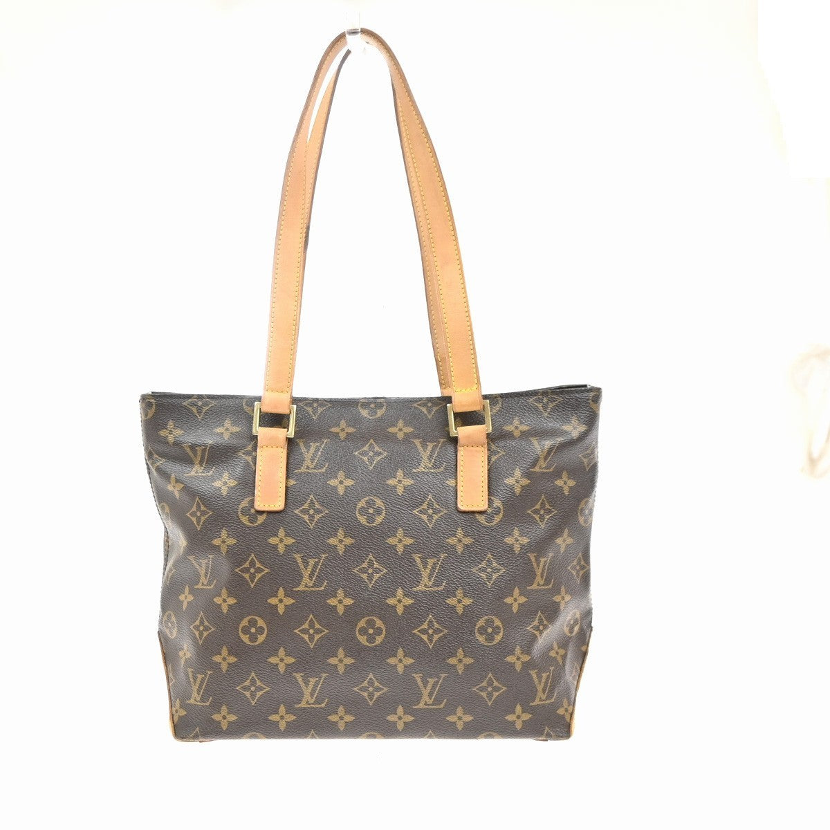 LOUIS VUITTON Cabas Piano Shoulder Bag Monogram Leather Brown M51148 16MA249