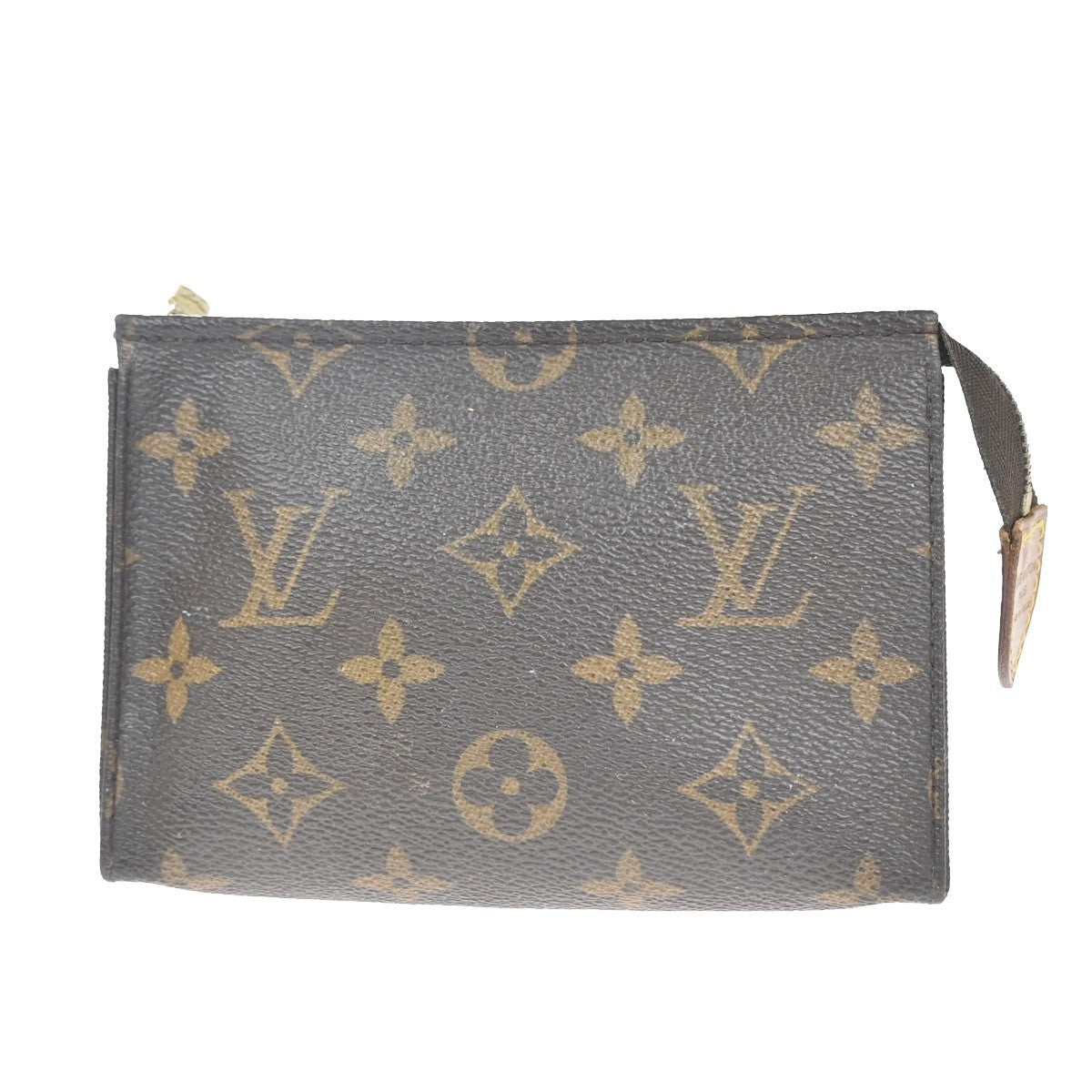 LOUIS VUITTON Poche Toilette 15 Clutch Pouch Bag Monogram Leather M47546 02KC751
