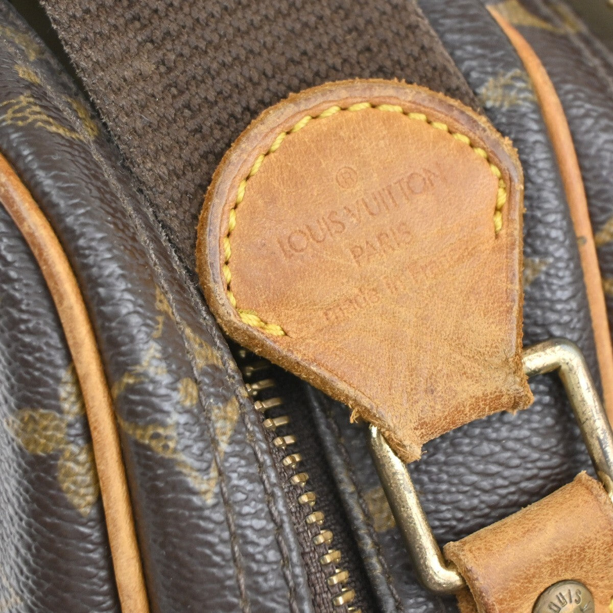 LOUIS VUITTON Reporter PM Crossbody Shoulder Bag Monogram Leather M45254 32EE244