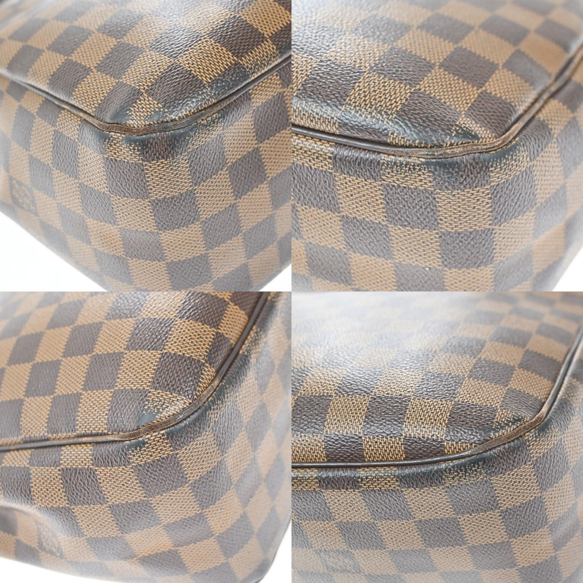 LOUIS VUITTON Parioli PM Shoulder Bag Damier Ebene Leather Brown N51123 32KC781