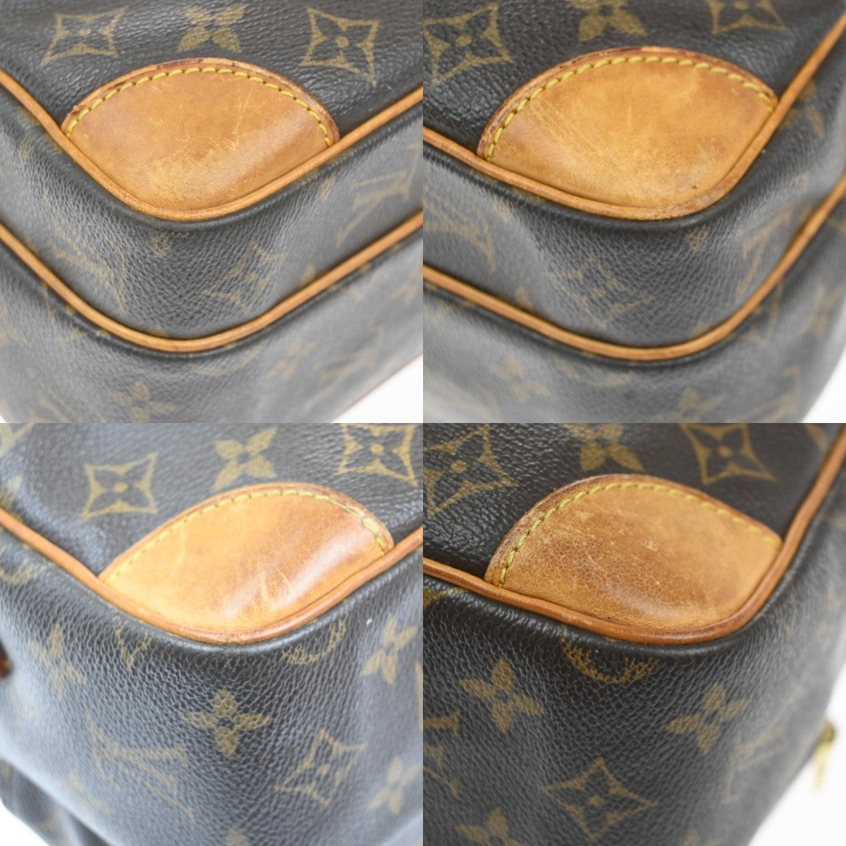 LOUIS VUITTON Nile Crossbody Shoulder Bag Monogram Leather Brown M45244 82MA341