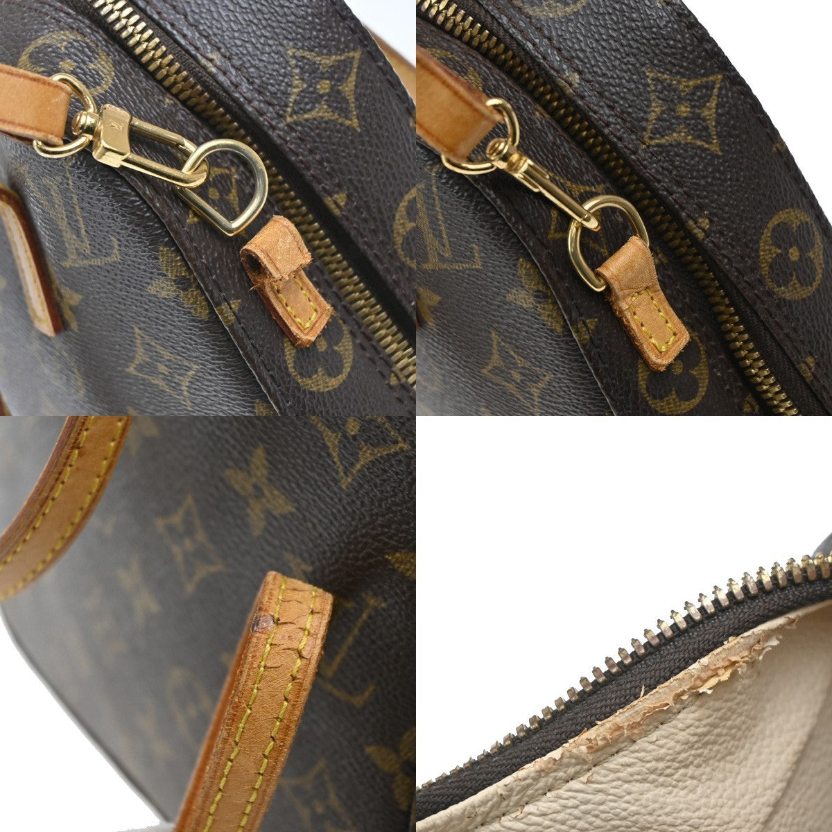 LOUIS VUITTON Spontini 2Way Shoulder Hand Bag Monogram Leather M47500 80KP306