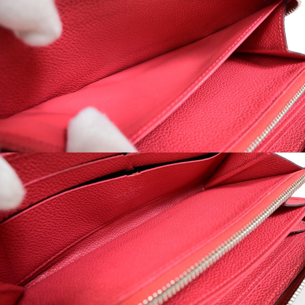 LOUIS VUITTON Long Zippy Wallet Monogram Empreinte Leather Cherry M68571 66EB325