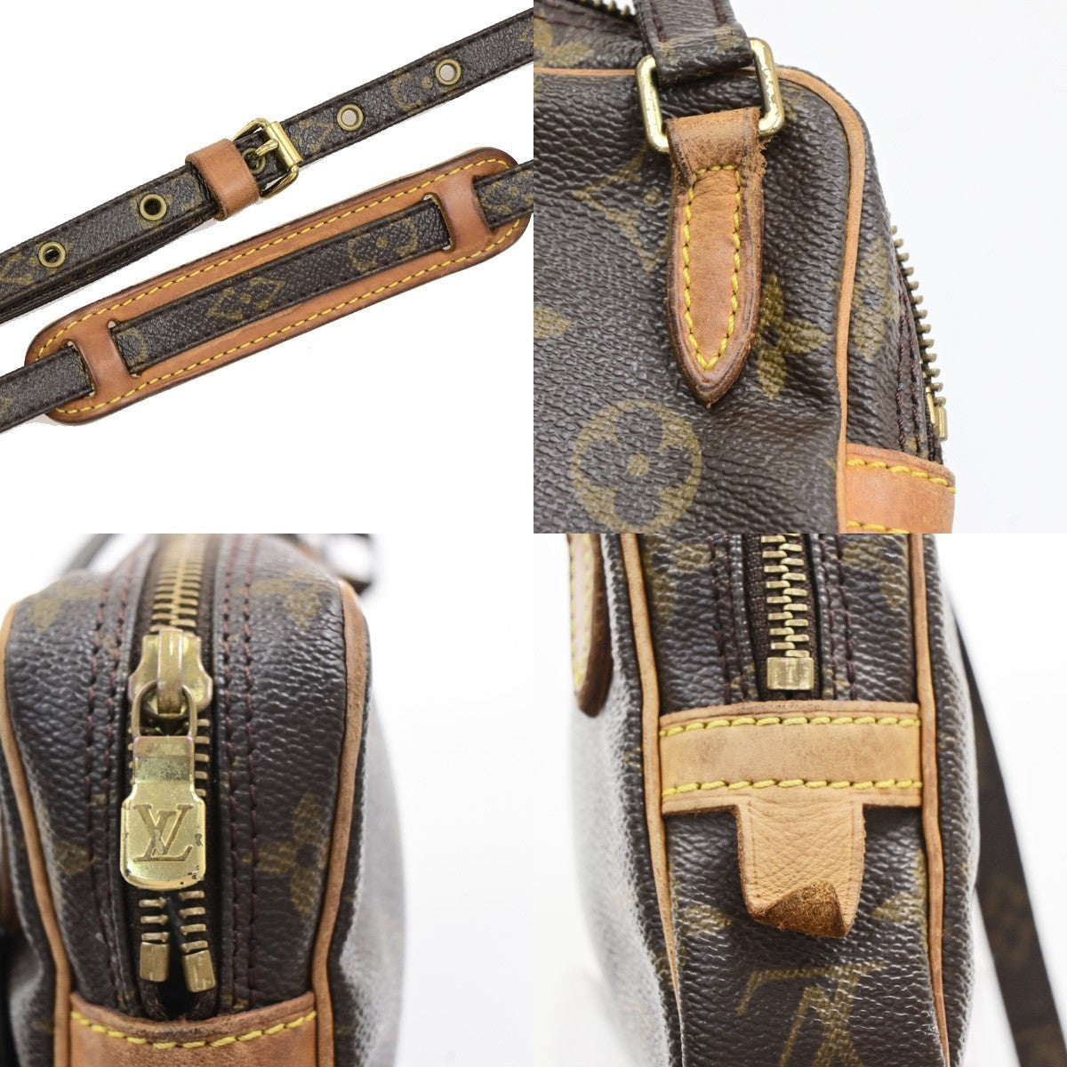 LOUIS VUITTON Marly Bandouliere Shoulder Bag Monogram Leather BN M51828 32PA100