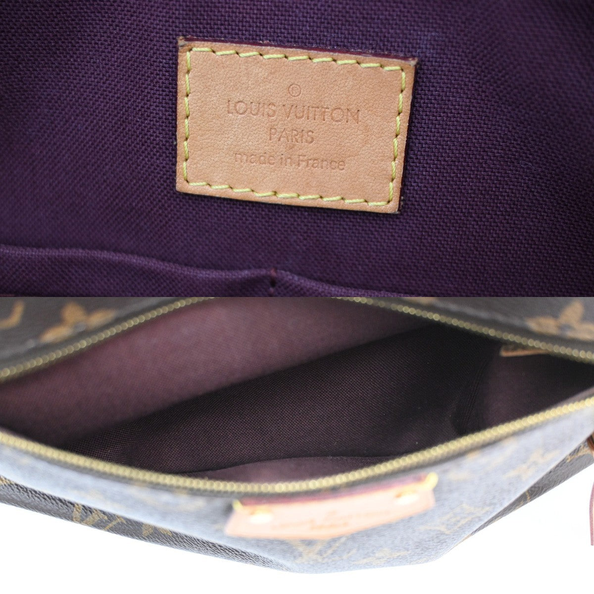 LOUIS VUITTON LV Iena PM Shoulder Bag Monogram Leather Brown M42268 11KB692