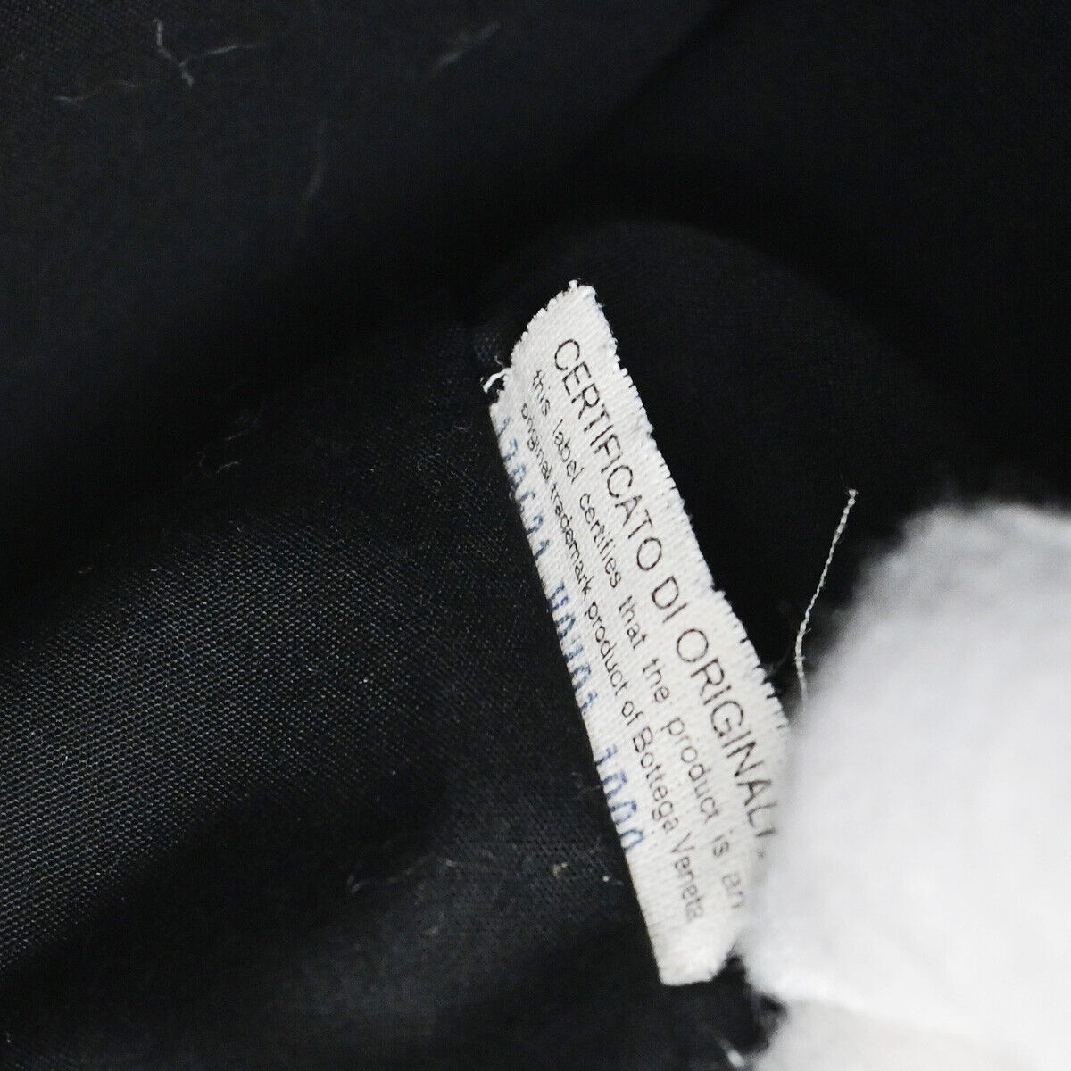 BOTTEGA VENETA Logo Intrecciato Travel Hand Bag PVC Canvas Leather Black 67YG558