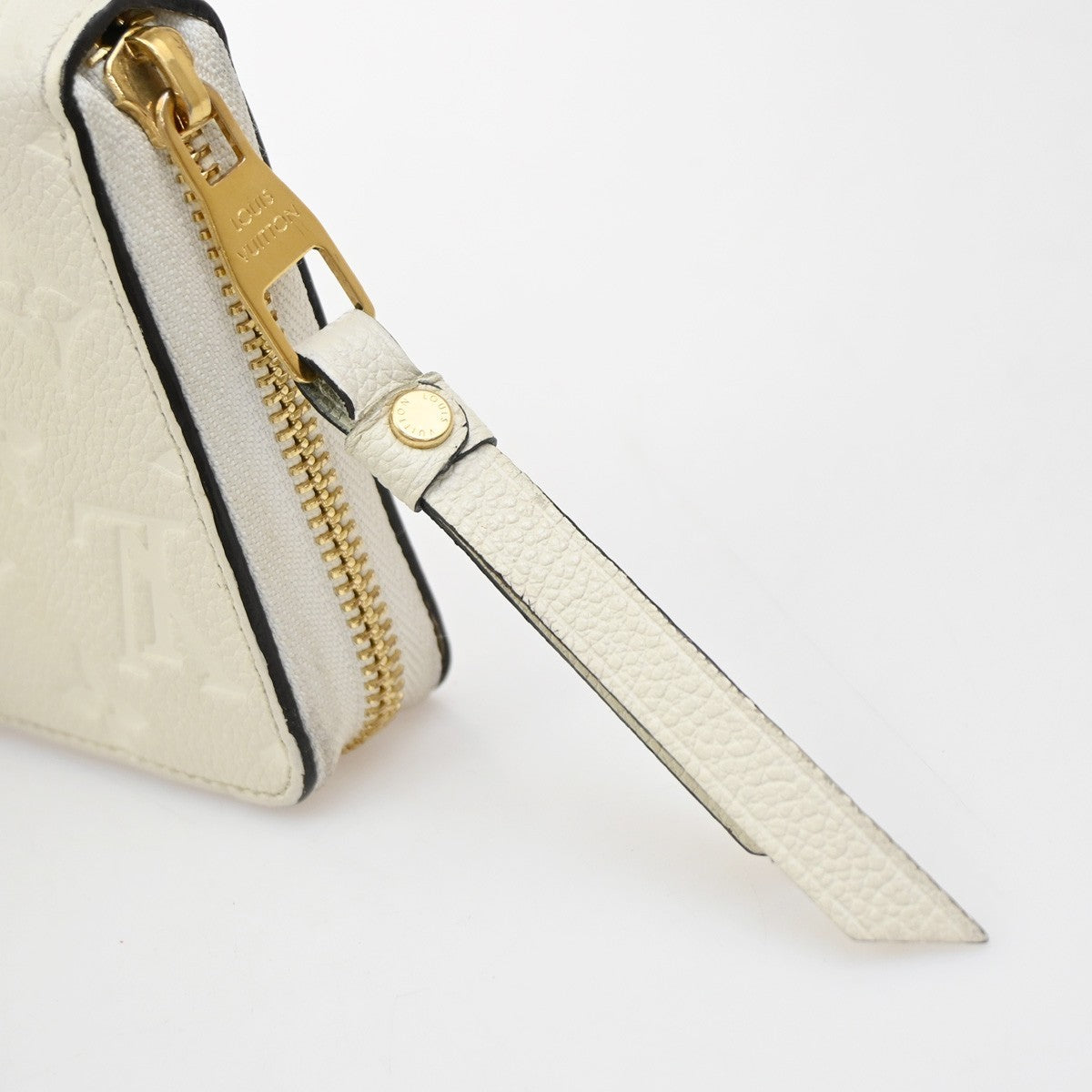 LOUIS VUITTON Zippy Wallet Long Wallet Monogram Empreinte White M93437 85EG387