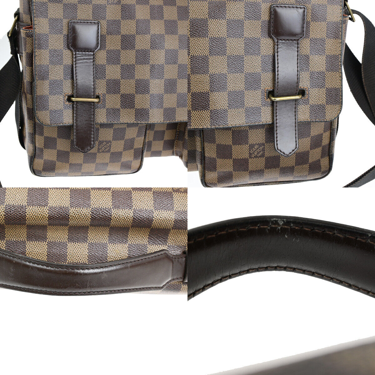 LOUIS VUITTON Broadway Satchel Shoulder Bag Damier Ebene Leather N42270 62YF092