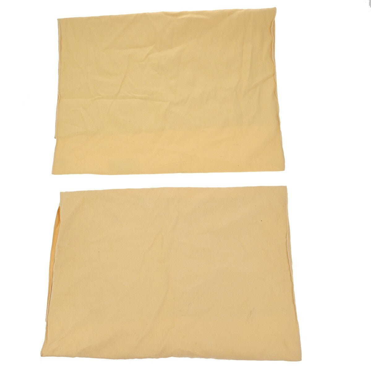 LOUIS VUITTON Logo 10 Set Dust Bag Drawstring Canvas Cotton Beige Brown 09KP181