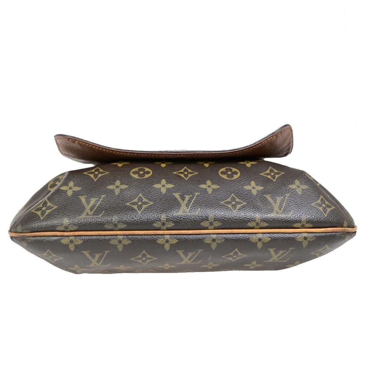 LOUIS VUITTON Musette Shoulder Bag Monogram Leather Brown Spain M51256 38EC338