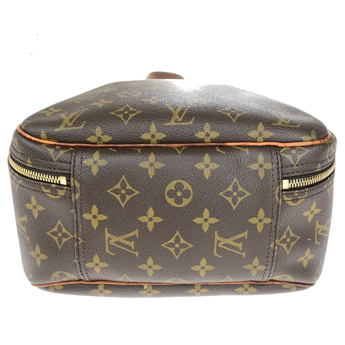 LOUIS VUITTON Excursion Shoes Hand Bag Monogram Leather Brown M41450 64SJ518