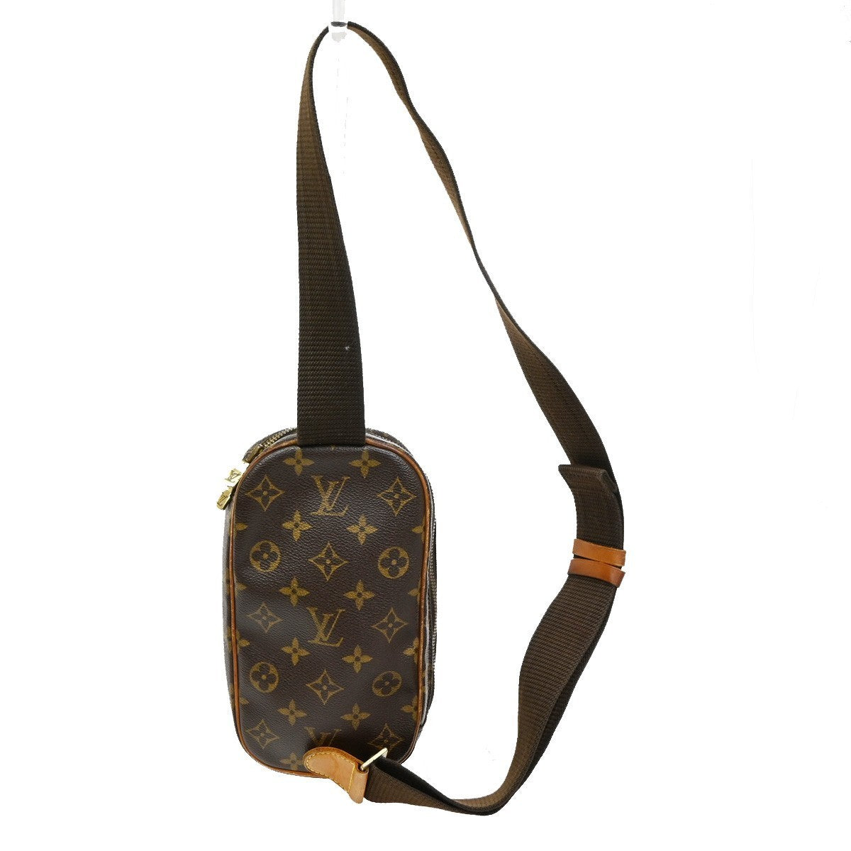 LOUIS VUITTON Pochette Gange Shoulder Bag Monogram Brown Spain M51870 13TA338