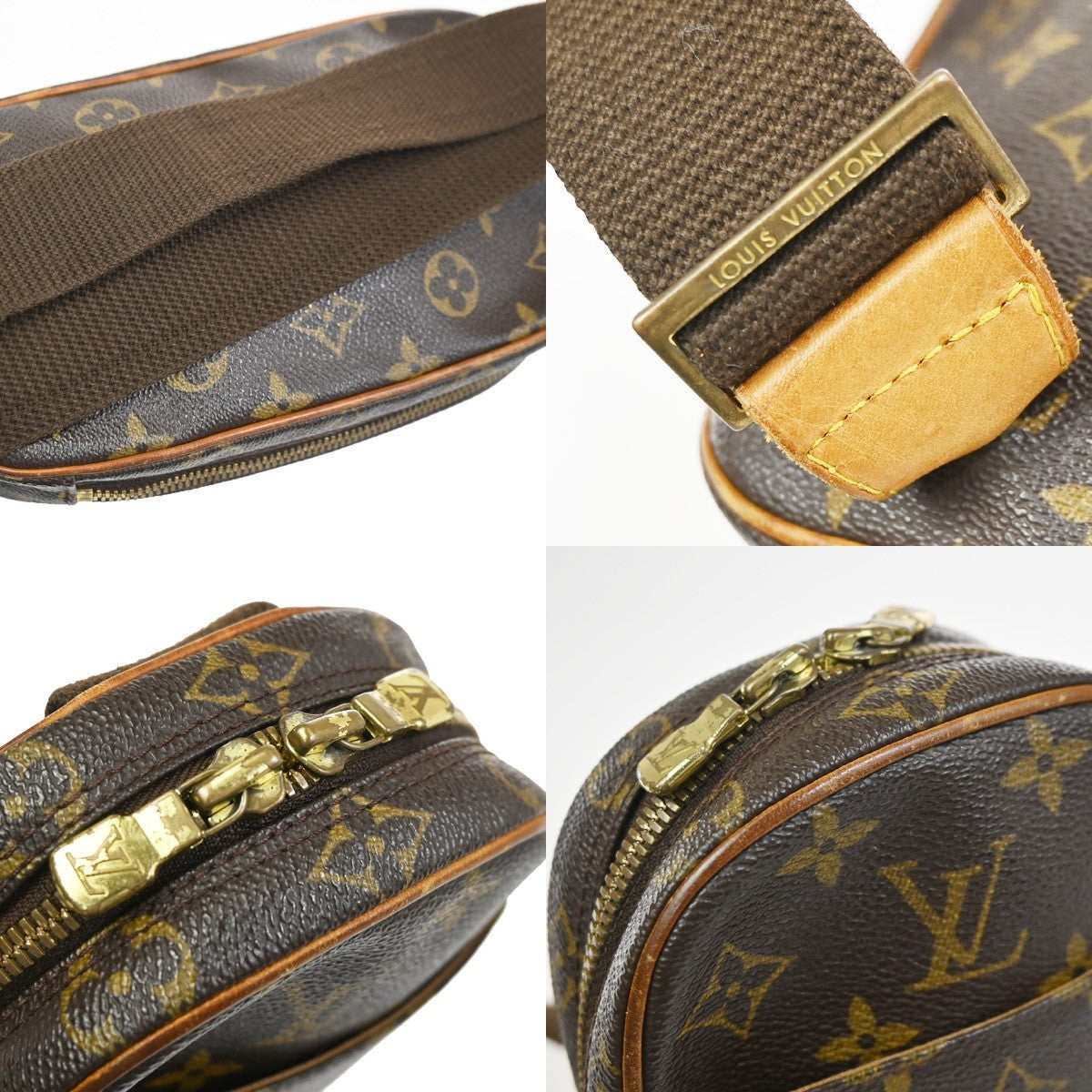 LOUIS VUITTON Pochette Gange Shoulder Bag Monogram Brown Spain M51870 73YH912