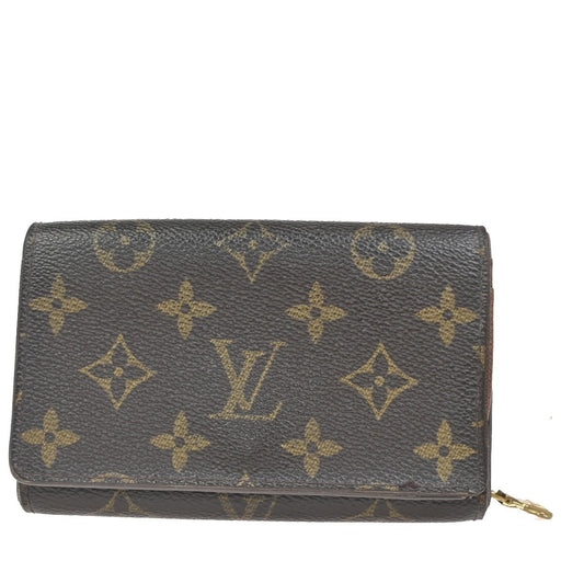 12.Live LOUIS VUITTON Portefeuille Tresor Bifold Wallet Monogram M61736 05KC305