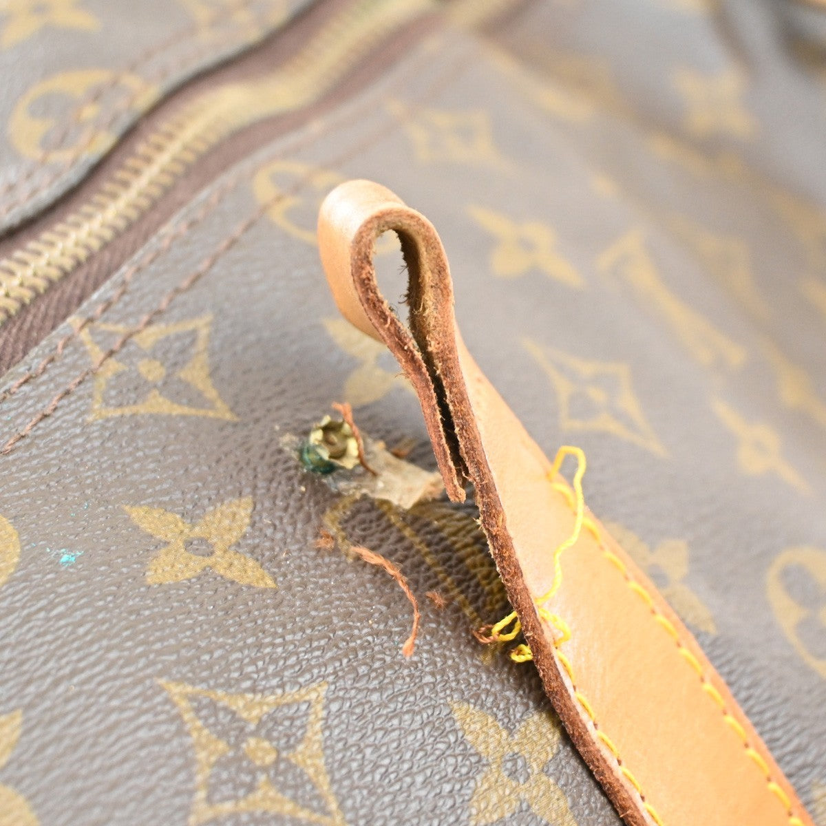 LOUIS VUITTON 2 Set Keepall Marceau Shoulder Bag Monogram Leather Brown 67EF882