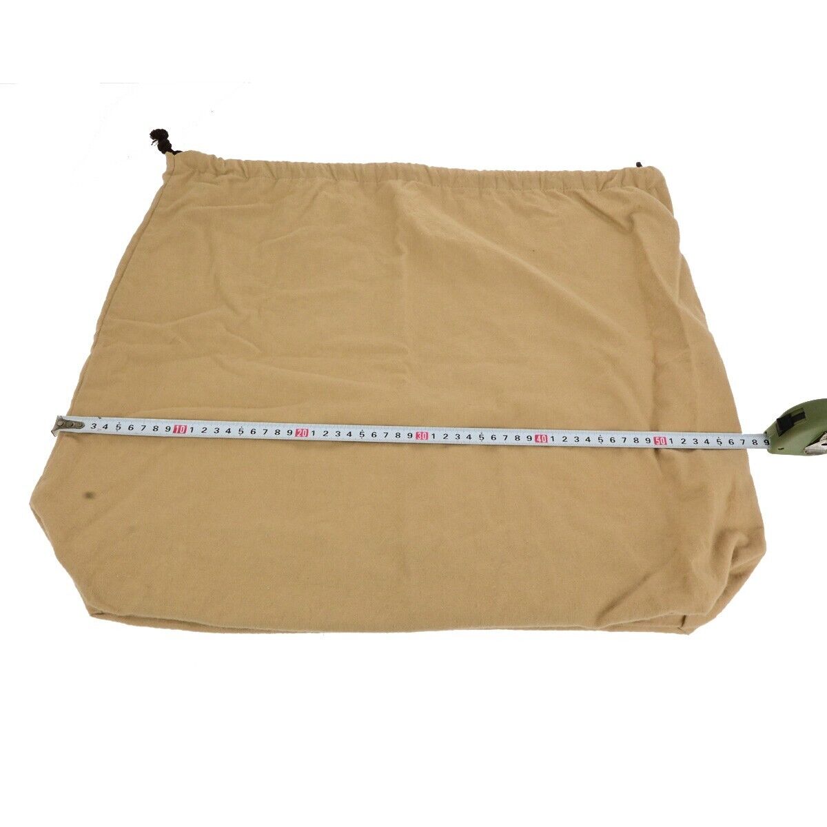 LOUIS VUITTON Logo 10 Set Dust Bag Drawstring Canvas Cotton Beige Brown 08SJ623