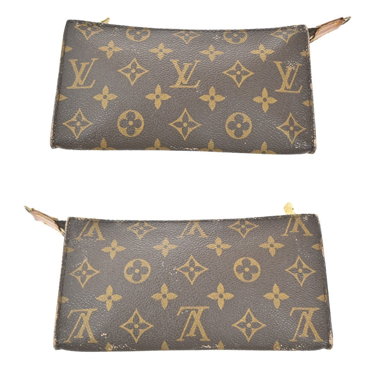 LOUIS VUITTON BUCKET GM Shoulder Tote Bag Monogram Leather Brown M42236 38KP444
