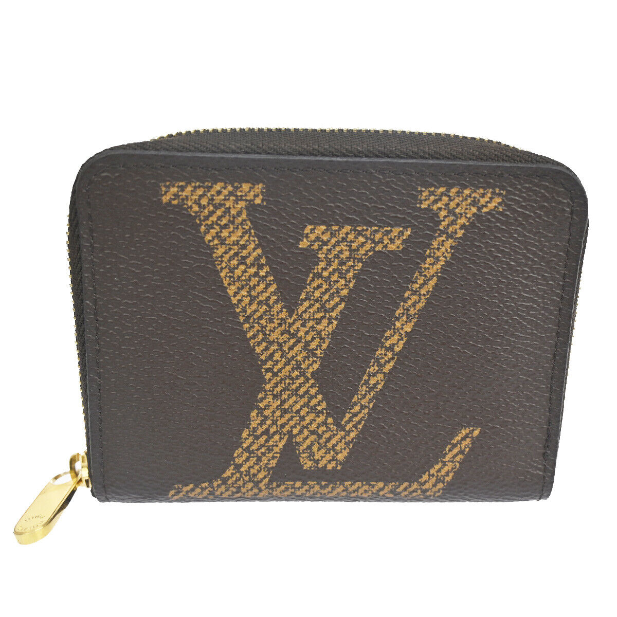 LOUIS VUITTON Zippy Coin Purse Monogram Giant Leather Brown M69354 76RH545