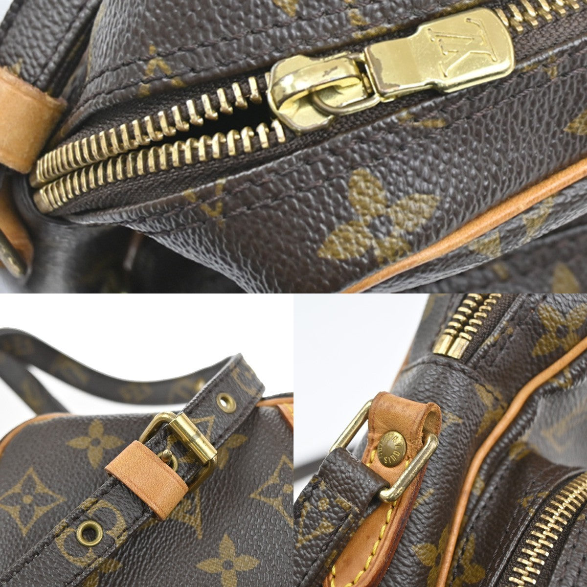 LOUIS VUITTON Amazon Crossbody Shoulder Bag Monogram Leather BN M45236 77CA423