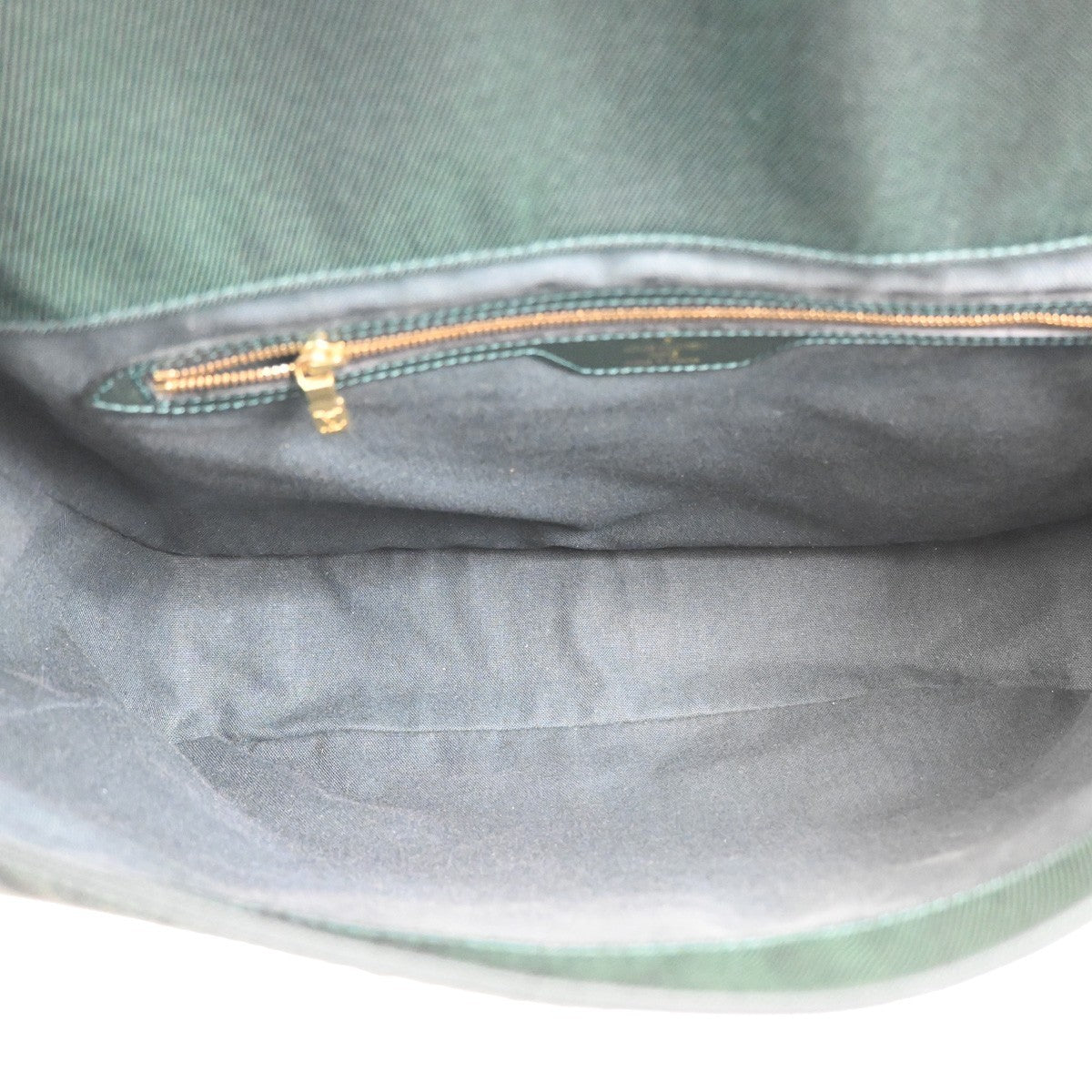 LOUIS VUITTON Delsou Shoulder Bag Taiga Leather Epicea Green GHW M30164 37ZA127