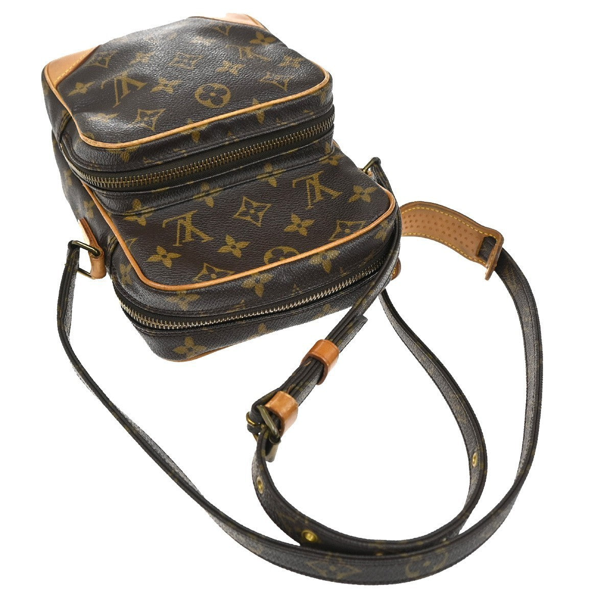 LOUIS VUITTON Amazon Crossbody Shoulder Bag Monogram Leather BN M45236 32KC286