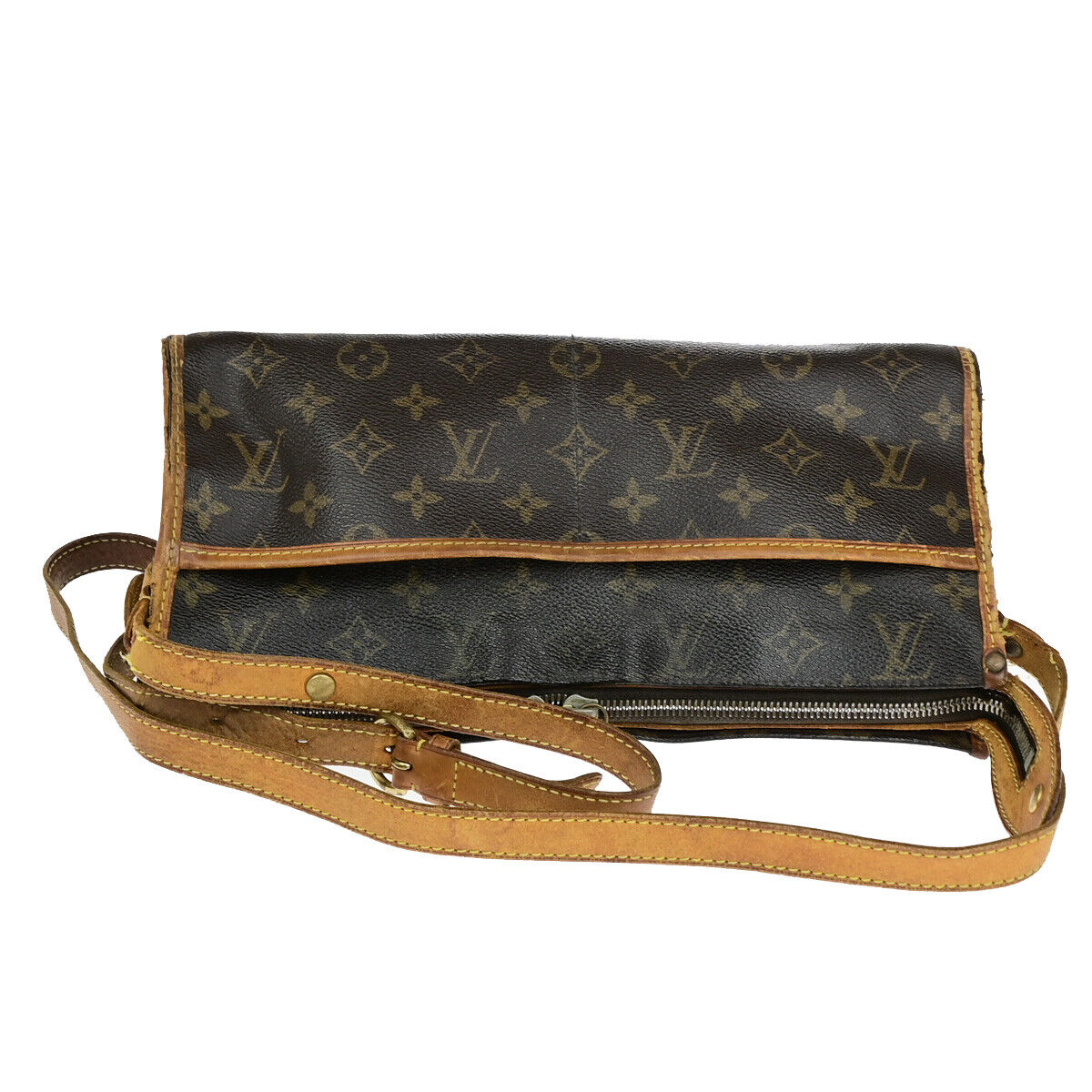 LOUIS VUITTON LV Popincourt Long Shoulder Bag Monogram Brown M40008 68YF466