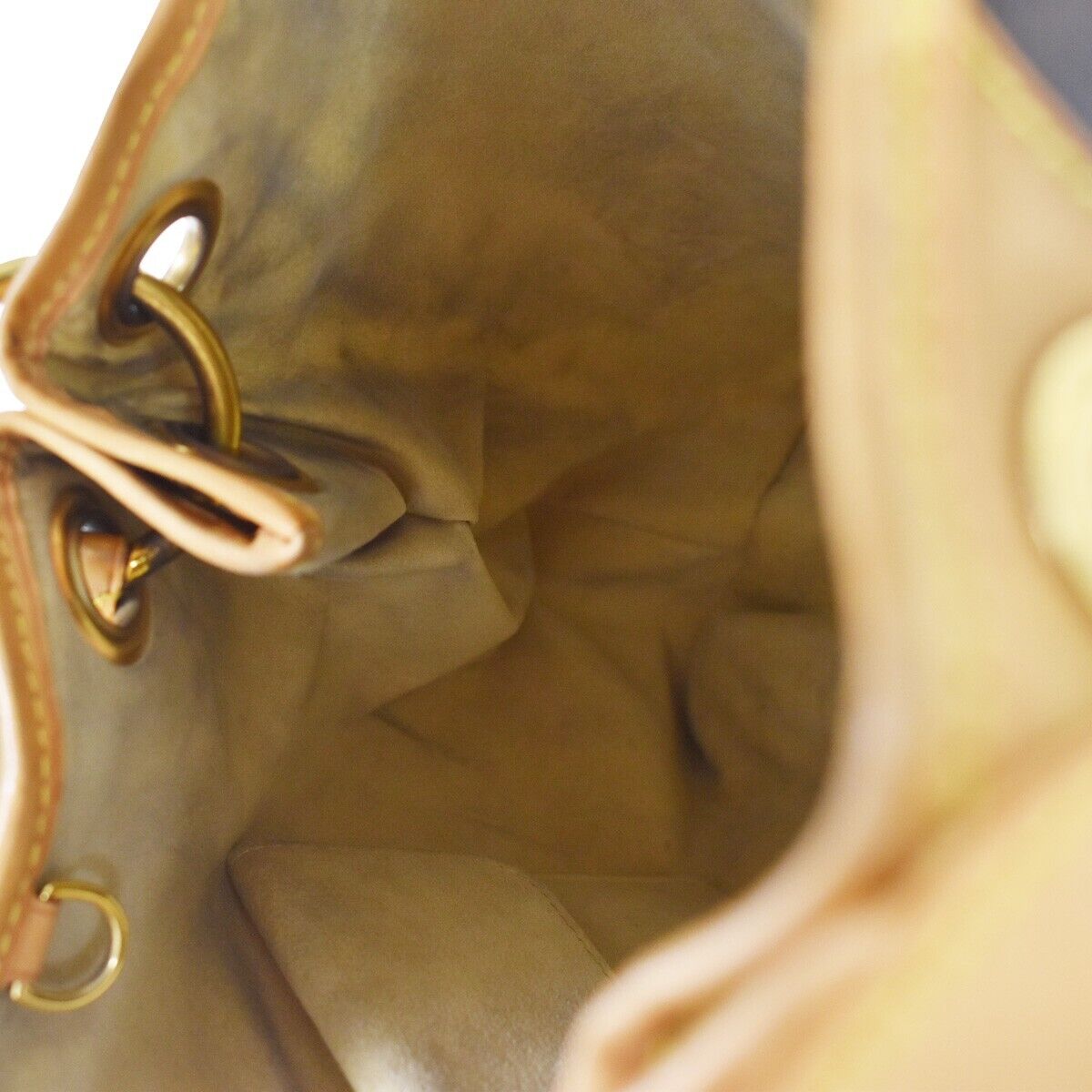 LOUIS VUITTON Galliera PM Shoulder Bag Monogram Leather Brown GD M56382 20YB929