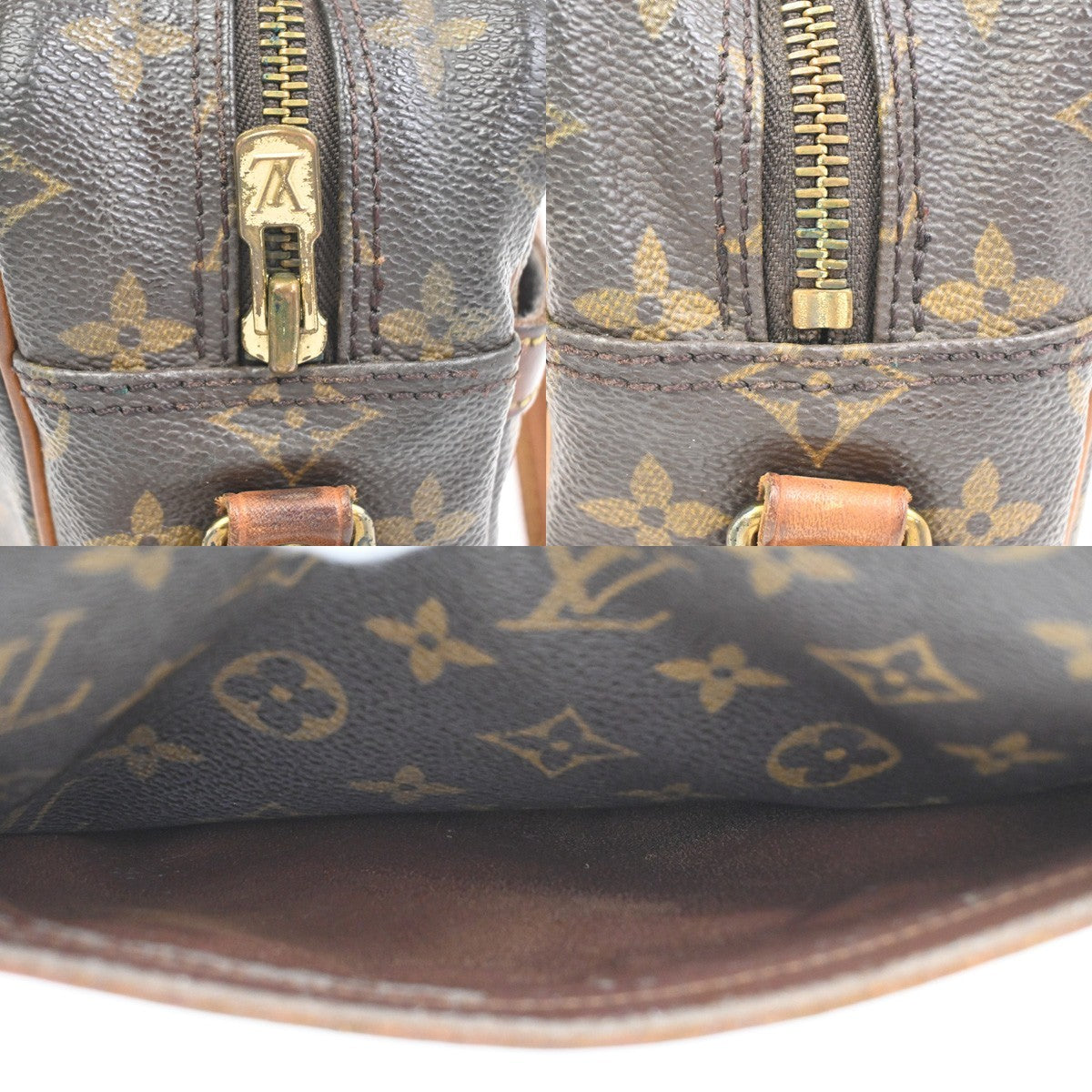 LOUIS VUITTON Trocadero 30 Shoulder Bag Monogram Leather Brown M51272 31CA822
