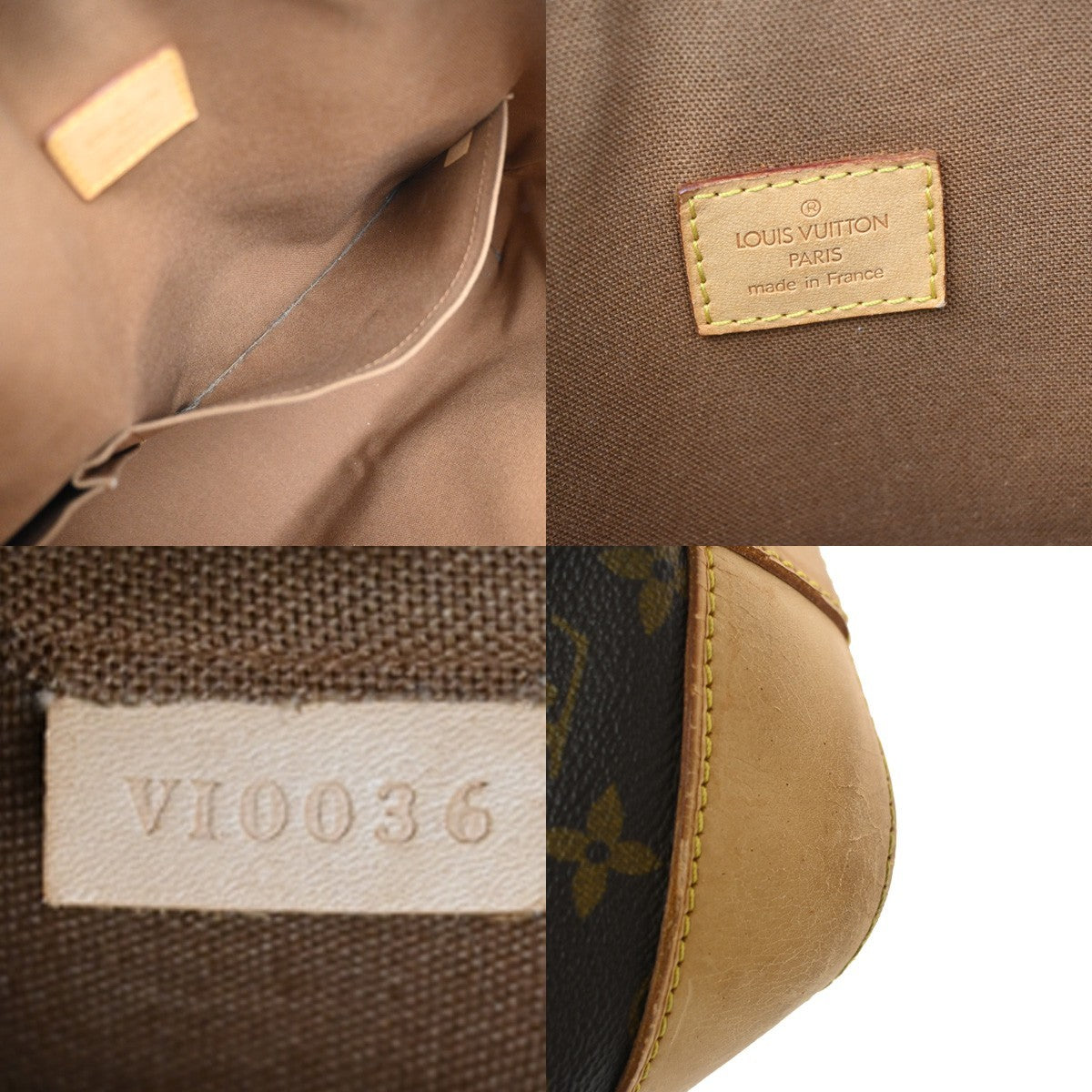 LOUIS VUITTON Lockit Horizontal Shoulder Bag Monogram Leather BN M40104 86YJ090