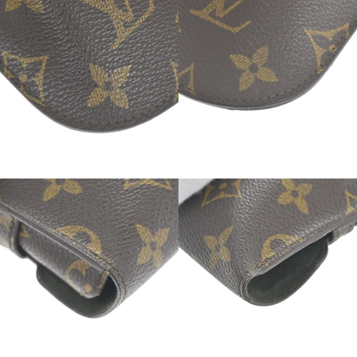 LOUIS VUITTON Etui Lunettes Rabat Glasses Case Monogram Brown M62970 62KC871