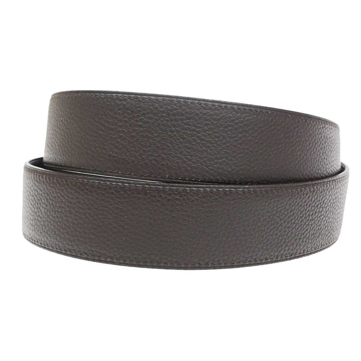 HERMES Constance H Logo Reversible Buckle Belt Leather Size 70 BK BN GHW 80RQ090