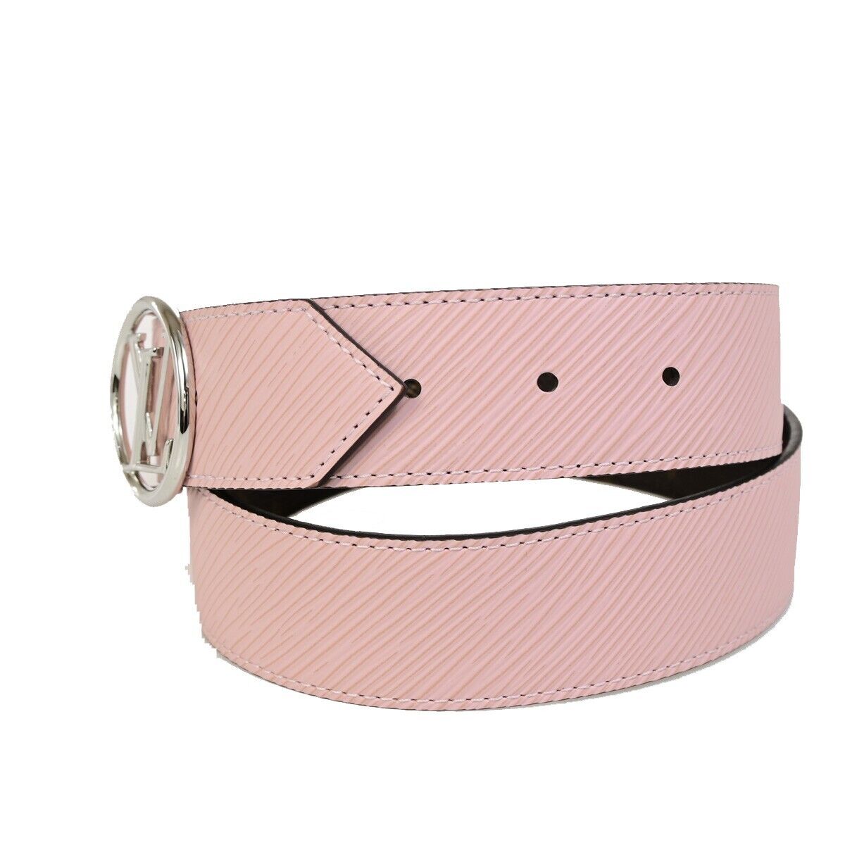 LOUIS VUITTON Ceinture LV Circle Belt 80/32 Monogram Epi Pink BN M0118 31FA983