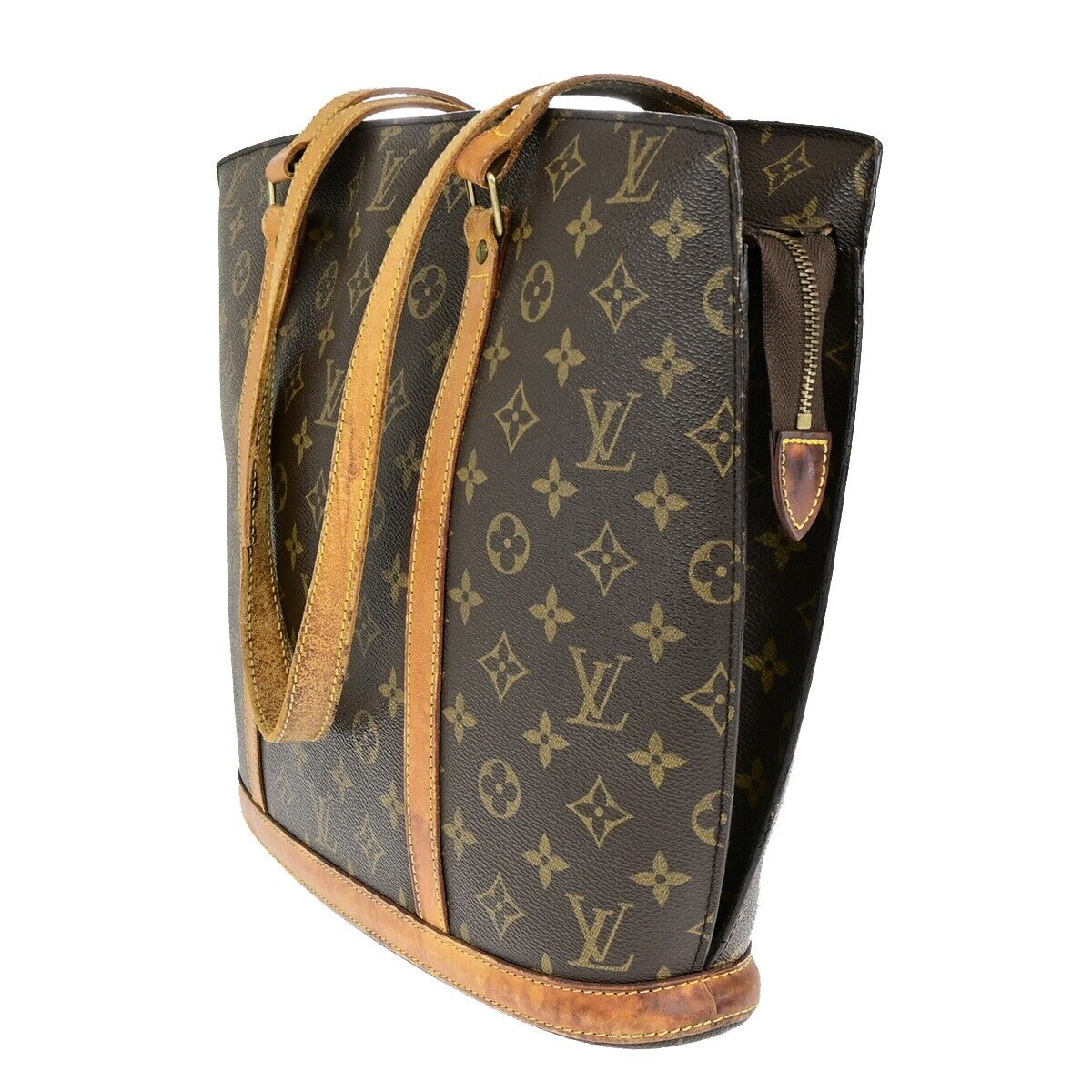 LOUIS VUITTON BABYLONE Shoulder Bag Monogram Leather Brown France M51102 33ED137