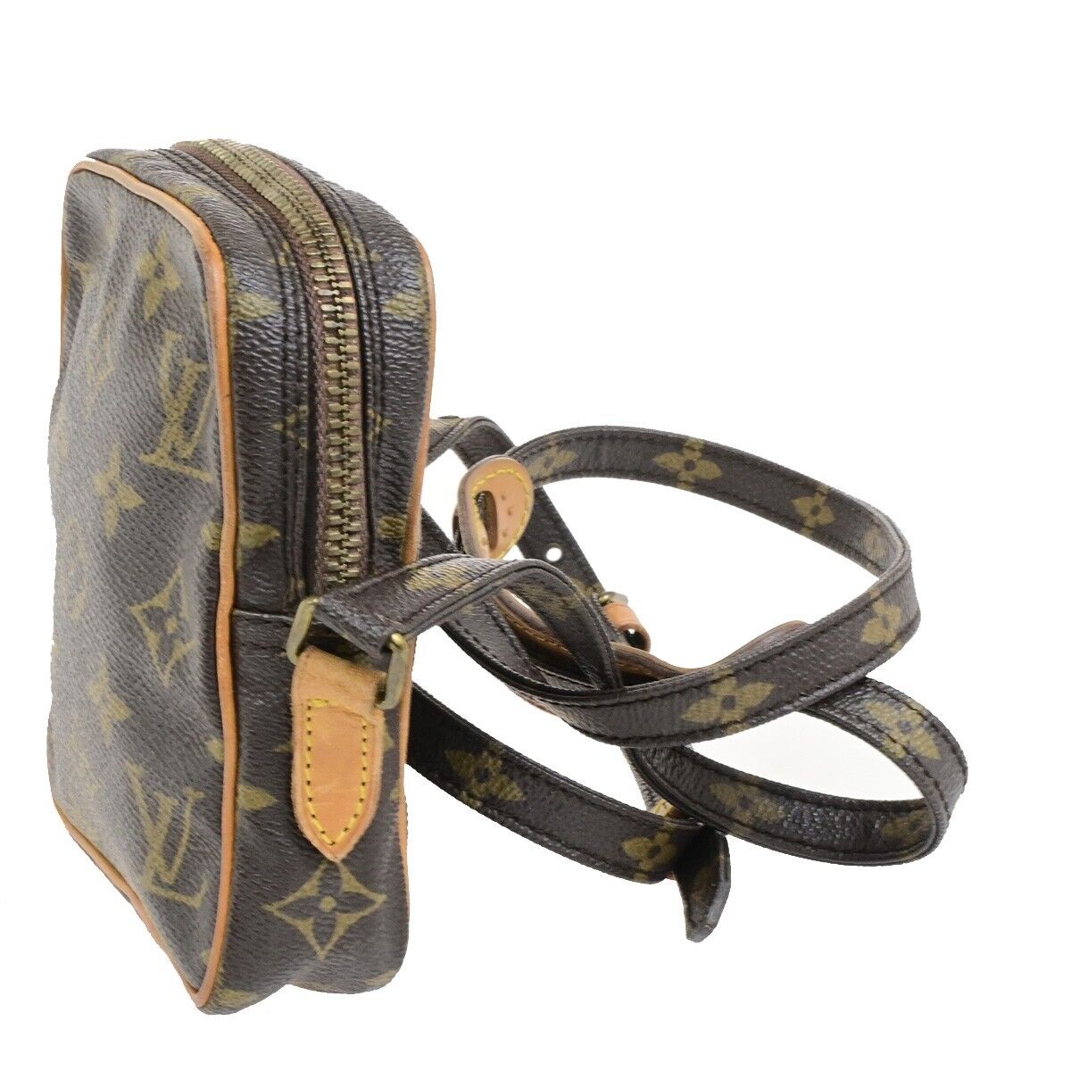 LOUIS VUITTON Mini Danube Shoulder Bag Monogram Leather BN France M45268 86FA339
