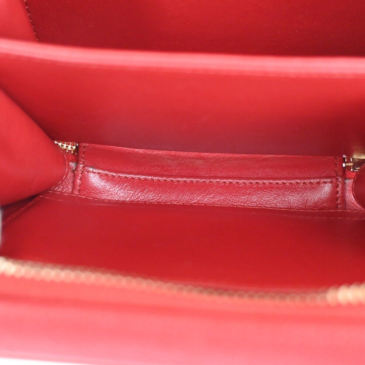 CHANEL CC Mini Matelasse 2Way Chain Shoulder Bag Caviar Leather Red GHW 765RH755
