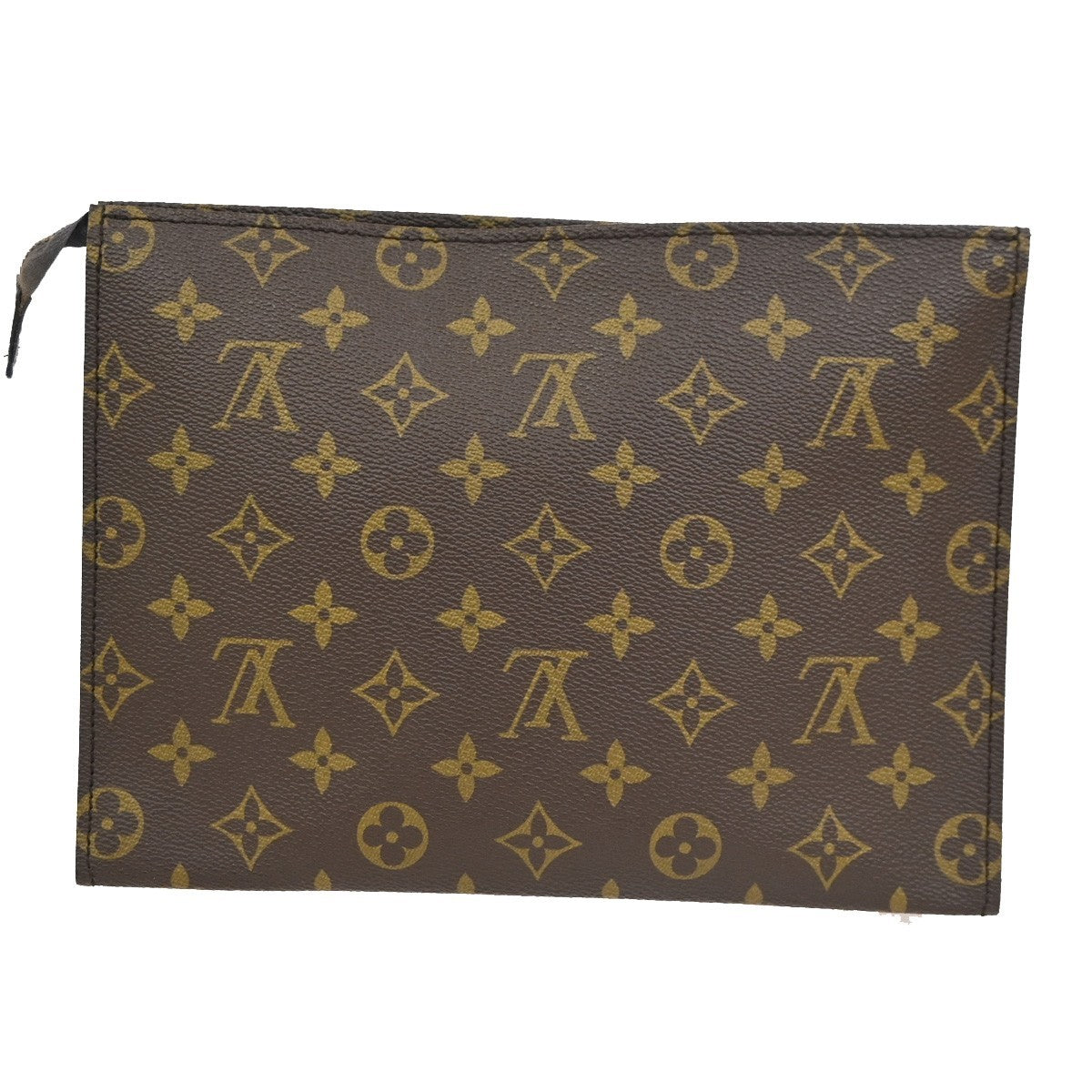 LOUIS VUITTON Poche Toilette 26 Clutch Pouch Bag Monogram Leather M47542 09CB014