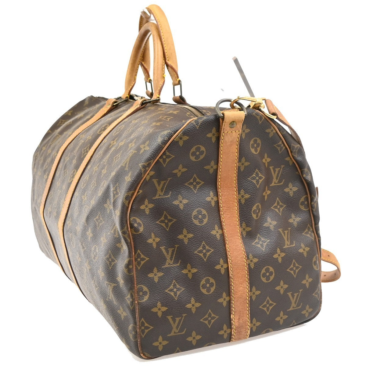 LOUIS VUITTON Keepall Bandouliere 55 2Way Hand Bag Monogram Brown M41414 34PA119