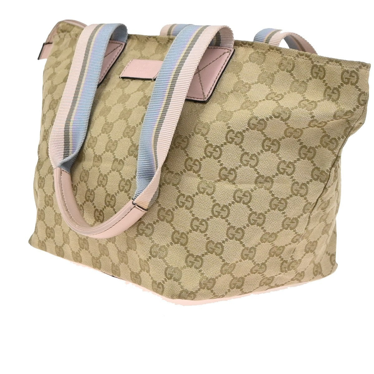 GUCCI Logo Sherry GG Pattern Shoulder Tote Bag Canvas Leather BN Italy 35KC687